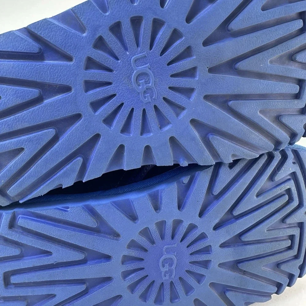UGG Neumel Boot Cobalt Blue Suede Sheepskin Men's Size 9 With Box